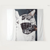 Kat Tapijt Wandkleed (Voorkant (horizontaal))