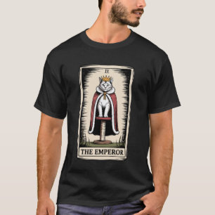 Kat Tarotkaart De Keizer Kat Krabpaal Boom Tre T-shirt
