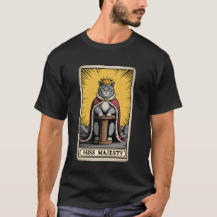 Kat Tarotkaart Sissen Majesteit Kattenkrabpaal Boo T-shirt