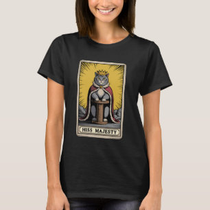 Kat Tarotkaart Sissende Majesteit Kattenkrabpaal B T-shirt