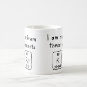 Kat tasse de nom de table périodique (Centre)