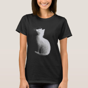 Kat tekening kat moeder kat vader mannen vrouwen k t-shirt