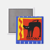 Kat, tekst bewerken magneet (Voorkant / Achterkant)