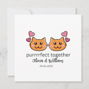 Kat Thema Grappige Verloving Felicitatiekaart Lief Aankondiging