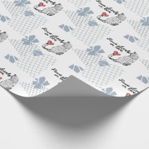 Kat thema inpakpapier liefde thema