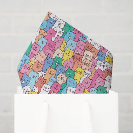 Kat tissuepapier, Decoupage Kitty Kitten  Tissuepapier