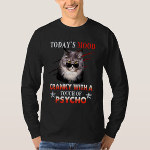 Kat Todays is krokodig met een aanraking van de ps T-shirt