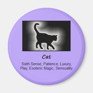 Kat Totem Animal Spirit betekenend Magneet
