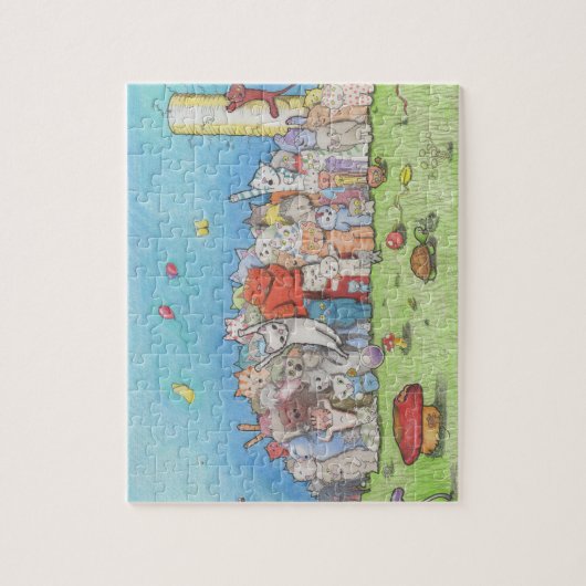 Kat Town Legpuzzel (Verticaal)