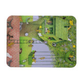 Kat Tree House Magneet (Horizontaal)