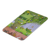 Kat Tree House Magneet (Linkerzijde)