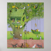 Kat Tree House Poster (Voorkant)