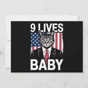 Kat Trump 9 leeft Baby Grappige Trump Kat Kaart