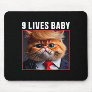 Kat Trump 9 leeft slecht grappige Trump meme Muismat