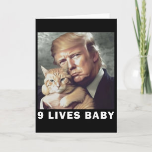 Kat Trump 9 Levens Door Trump 2024 Win Overwinning Kaart