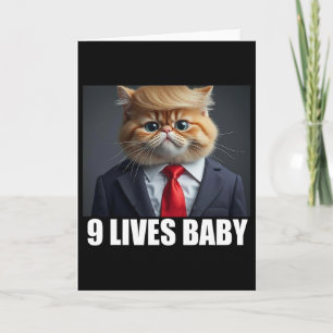 Kat Trump 9 Levens Door Trump 2024 Winst Overwinni Kaart
