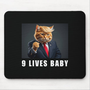 Kat Trump 9 Levens Door Trump 2024 Winst Overwinni Muismat