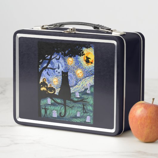 Kat Tshirt, Enge Nacht Kat T-shirt, Van Gogh Cadea (In situ)