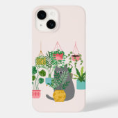 Kat Tussen Planten Grappig Case-Mate iPhone Case (Achterkant)