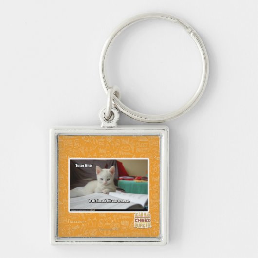 Kat Tutor Sleutelhanger (Voorkant)