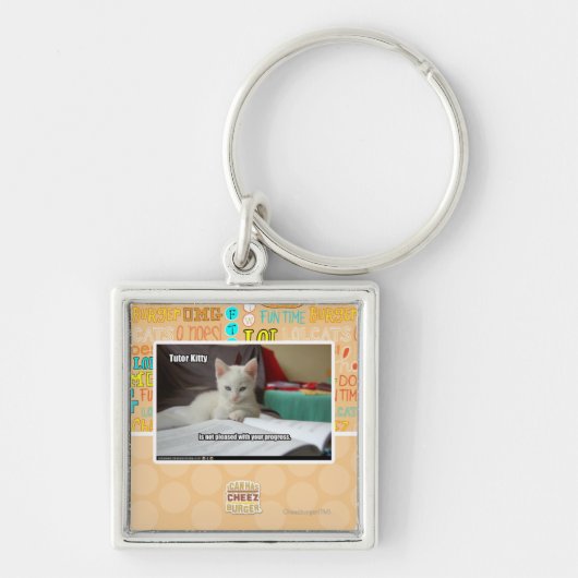Kat Tutor Sleutelhanger (Voorkant)