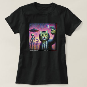 Kat UFO Selfie: Cadeau van het katje #05 T-shirt