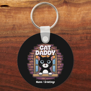 Kat Vader Extraordinaire De Beste Kat Vader Ooit Sleutelhanger