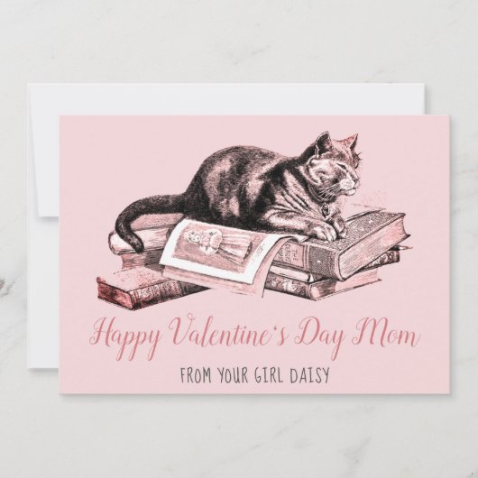 Kat-Valentijn Feestdagenkaart (Voorkant)