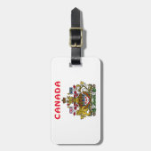Kat van Canada Bagagelabel (Voorkant verticaal)