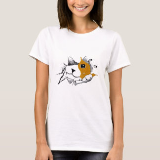 kat van de tas t-shirt