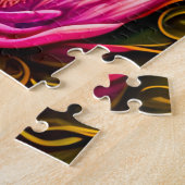 Kat van fluitende bloemen legpuzzel (Zijkant)