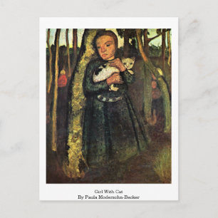 Kat van Paula Modersohn-Becker Briefkaart