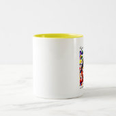 Kat van Pollock Tweekleurige Koffiemok (Center)