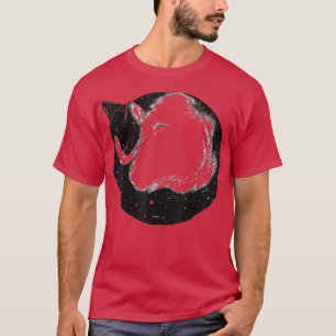 Kat van Sterrennacht Womens schattige keukenkat T-shirt
