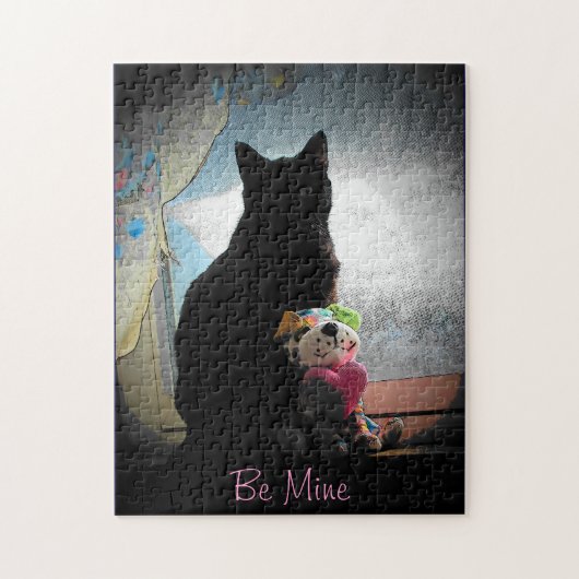  Kat van Valenpuzzle en Push Legpuzzel (Verticaal)