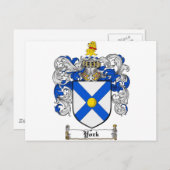 Kat van York over wapens / New York Family Crest Briefkaart (Voorkant / Achterkant)
