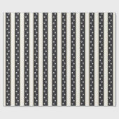 Kat Verf Drukt Zwart-Antiek witte netjes Cadeaupapier (Vlak)