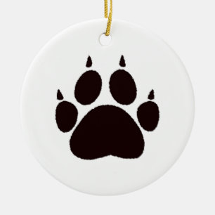 Kat verfprinters keramisch ornament
