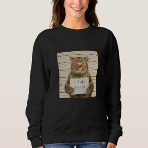 Kat verhit ik haat mensen kat eigenaar kat trui