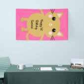 kat verjaardagsfeestje spandoek (Beurs)