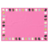 kat verjaardagsfeestje tafelkleed (Voorkant (Horizontaal))