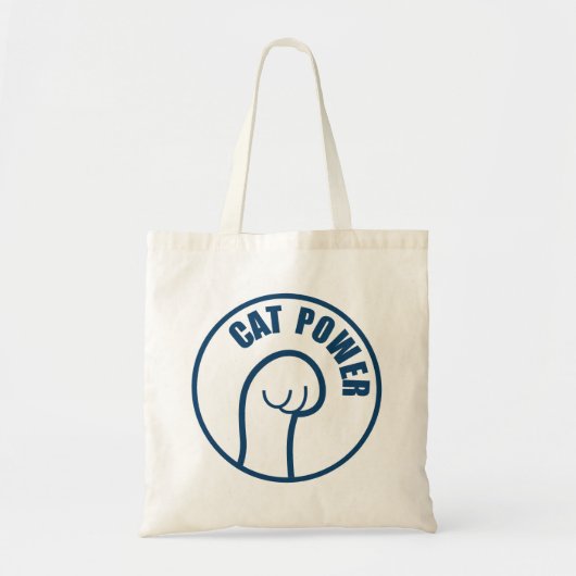 Kat-vermogen Tote Bag (Voorkant)