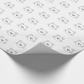 Kat verpakt papier (Hoek)