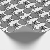 Kat verpakt papier (Hoek)