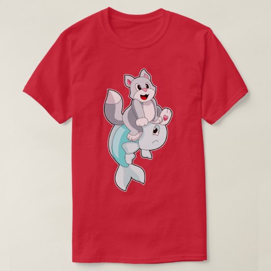 Kat Vis T-shirt (Design voorkant)