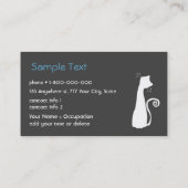 Kat Visitekaartje (Achterkant)