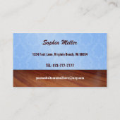 Kat-Visitekaartjes Visitekaartje (Achterkant)