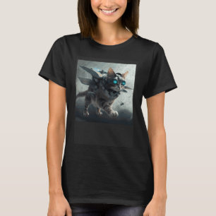 Kat Vliegende Oorlog T-shirt