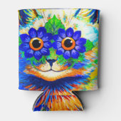 Kat Vloeibare ogen Blikjeskoeler (Voorkant)