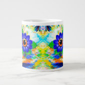 Kat Vloeibare ogen Extra Grote Beker (Voorkant)